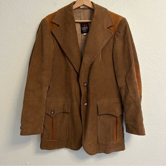 Europe Craft Other - Vintage Europe Craft Corduroy Blazer Made in Yugoslavia - Size 36